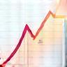 Graph showing upward trend